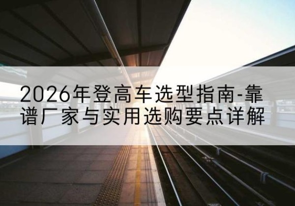 永和登高车厂家推荐-2026年登高车选型指南-靠谱厂家与实用选购要点详解